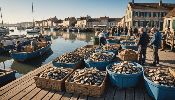 La teste-de-buch : port ostréicole, marché et atmosphère avec le domaine des oréades