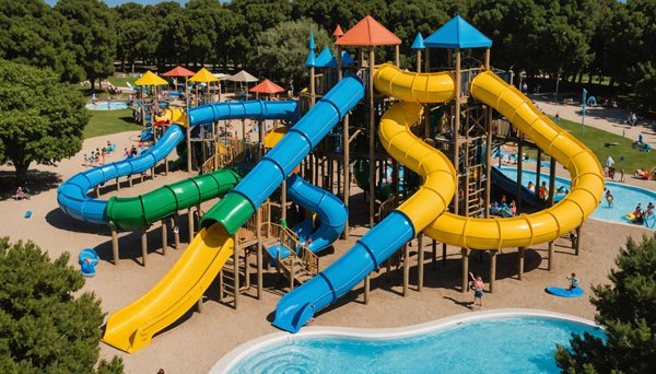 Campings avec parc aquatique et toboggans pres de la rochelle