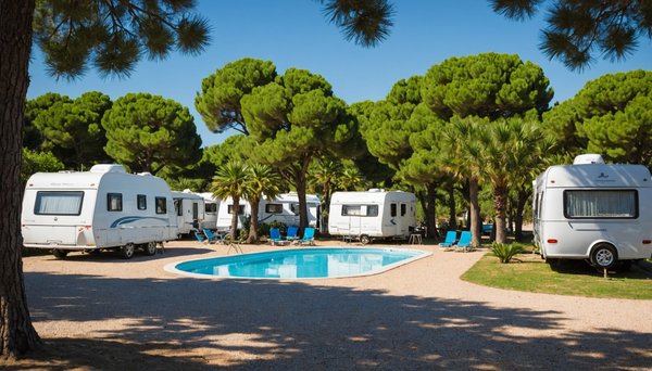 Vacances tout confort sur la côte d'azur au camping holiday green à fréjus