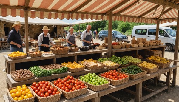 Gastronomie aveyronnaise : saveurs locales, étals gourmands et traditions avec le camping le caussanel